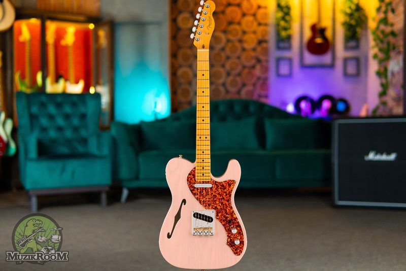 Fender LTD American Professional II Telecaster Thinline Transparent Shell Pink