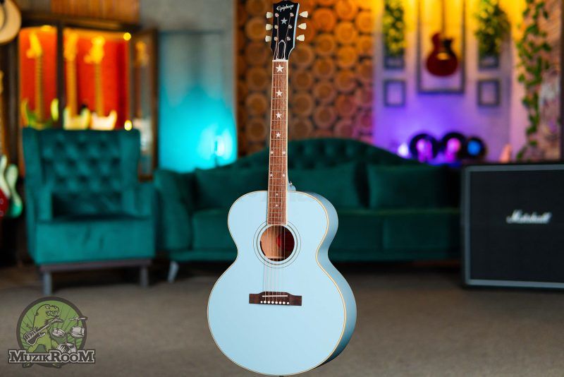 Epiphone J-180 LS Frost Blue