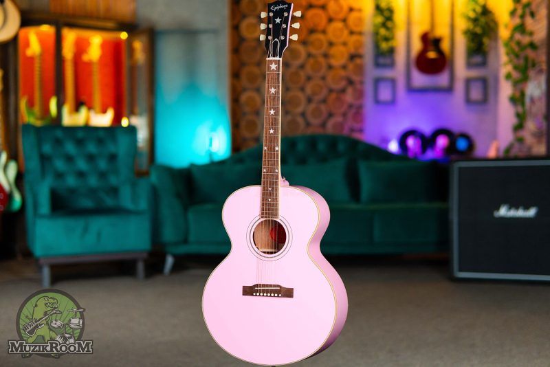 Epiphone J-180 LS Pink