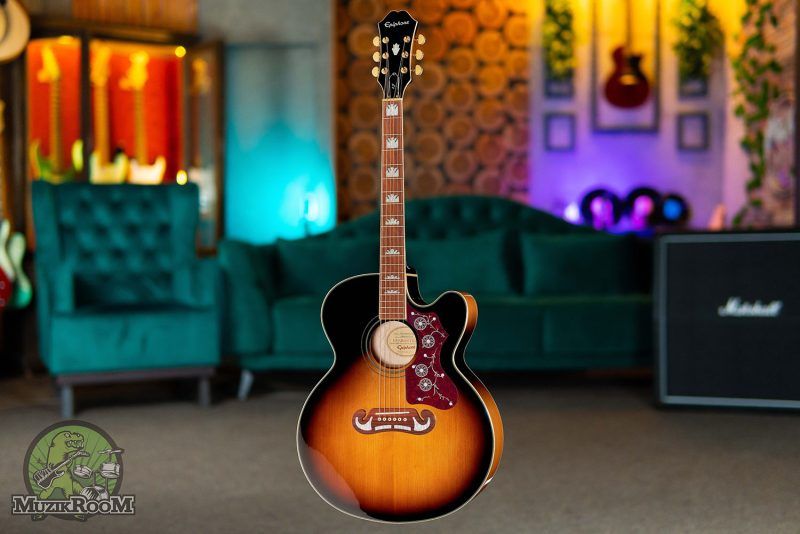 Epiphone J-200 EC Studio Vintage Sunburst