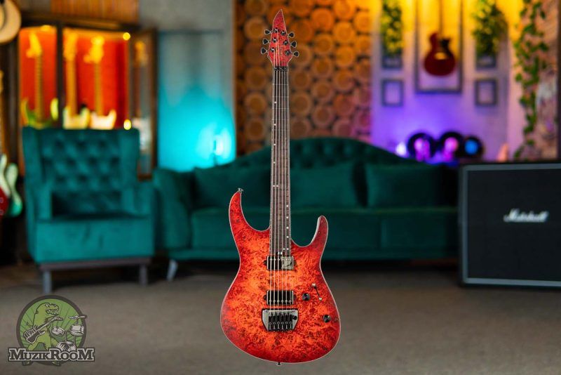 Eart Guitar EX-H6-ULTRA Red Burst