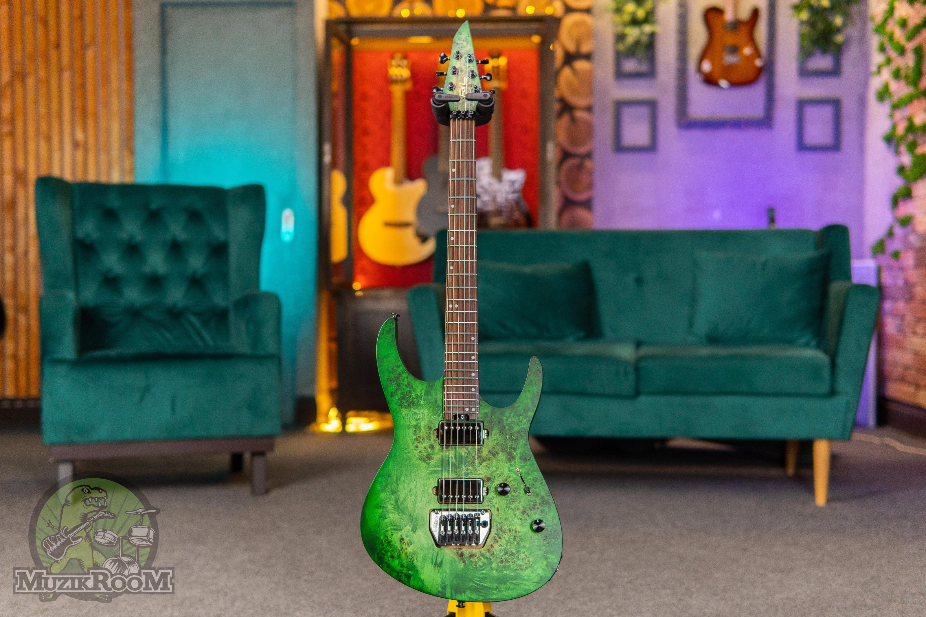 Eart Guitar EX-H6-ULTRA Green Burst