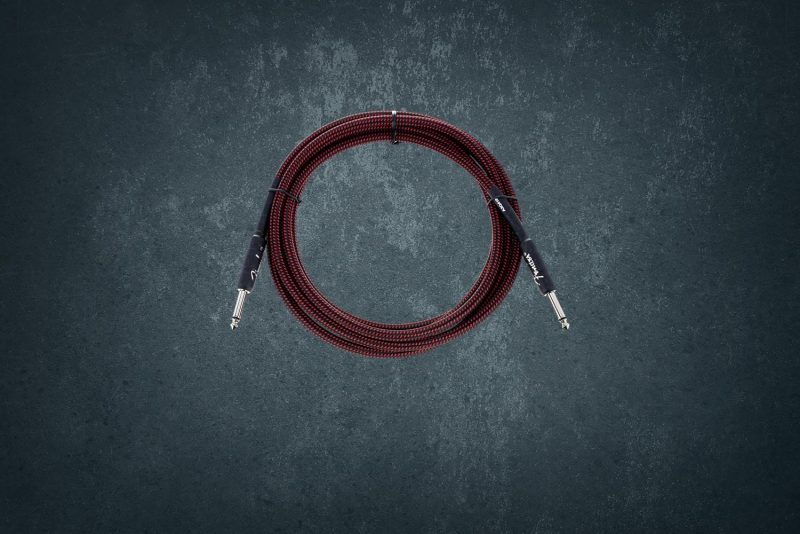 Fender Professional Cable Tweed Red 7,5m, гитарный кабель
