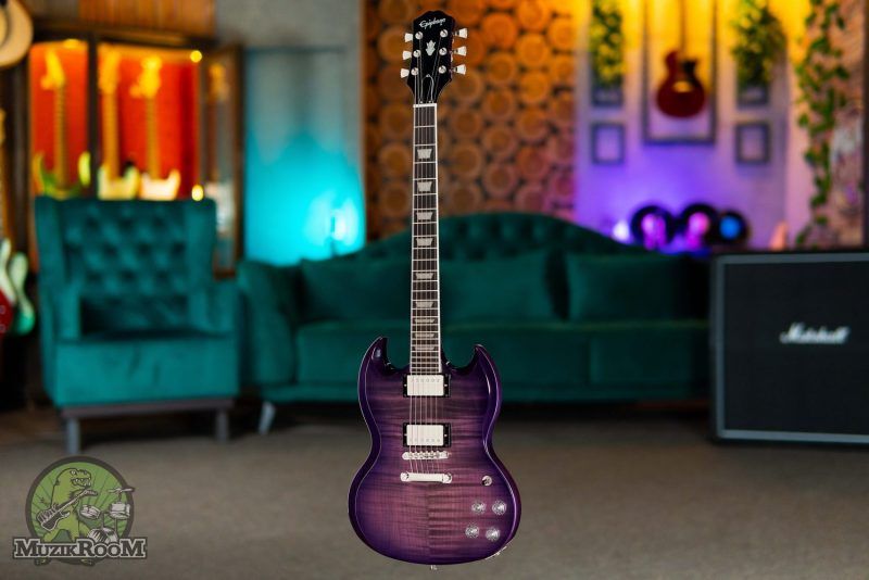 Epiphone SG Modern Figured Purple Burst