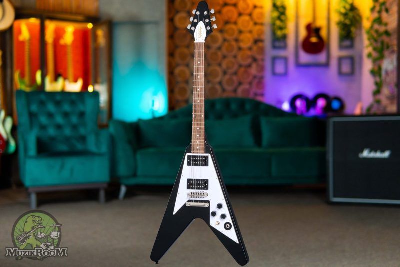 Epiphone Kirk Hammett 1979 Flying V Ebony