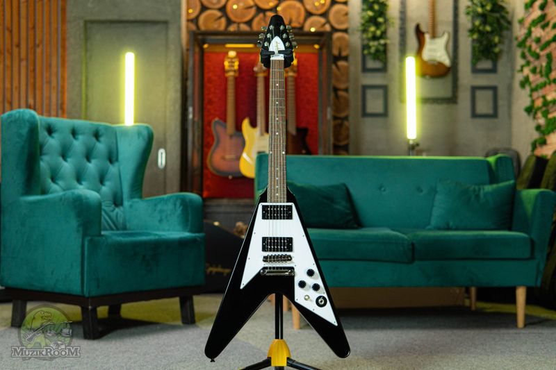 Epiphone Kirk Hammett 1979 Flying V Ebony