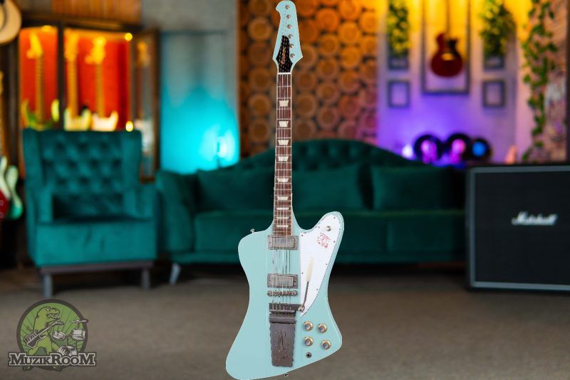 Epiphone 1963 Firebird V Frost Blue