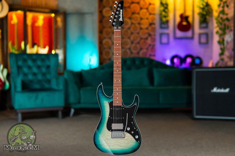 Ibanez AZ24P1QM Deep Ocean Blonde