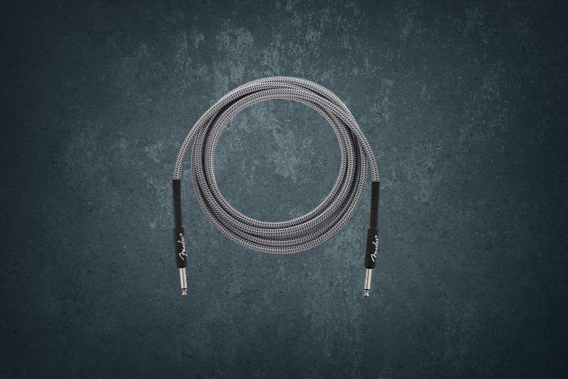 Fender Professional Cable Tweed White 4,5m, гитарный кабель