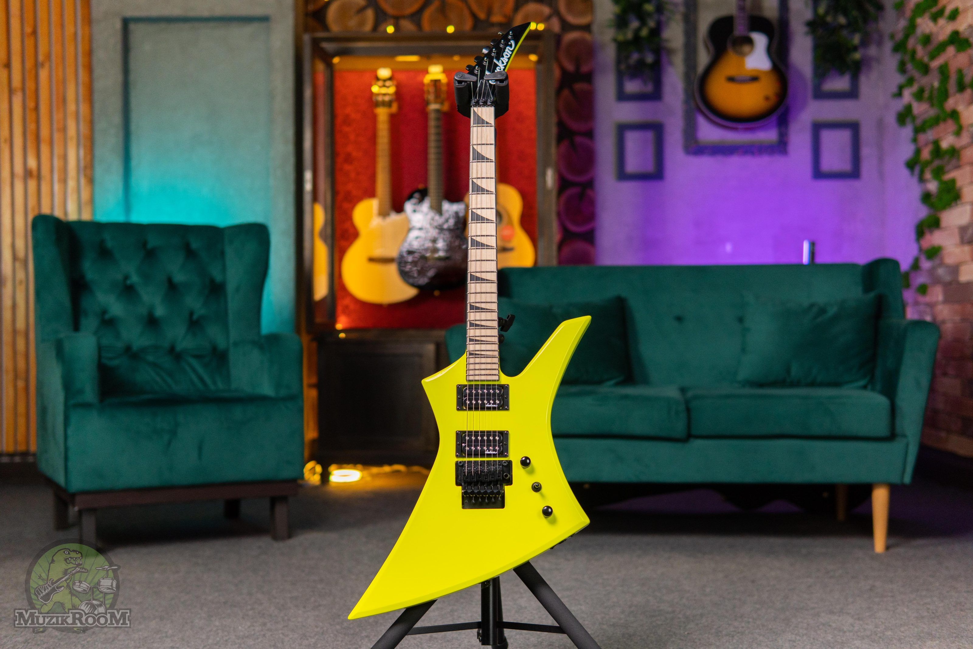 Jackson X Series Kelly KEXM MN Neon Yellow