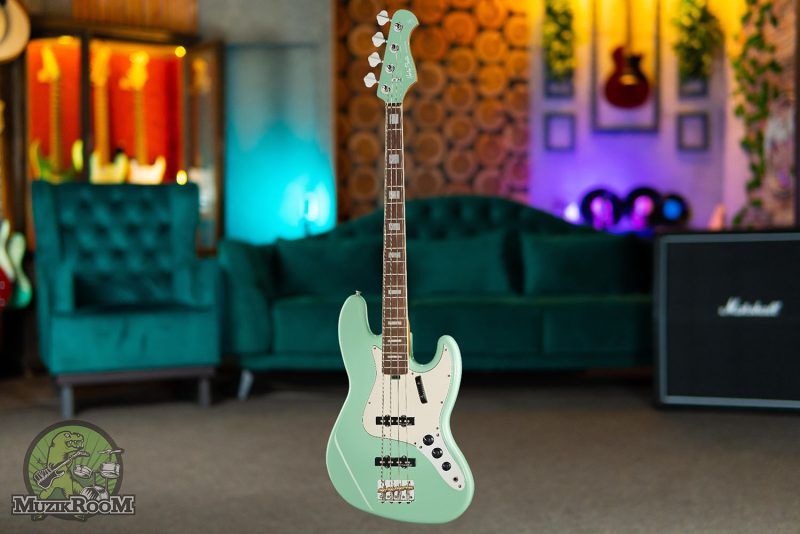 Harley Benton MV-4JB Seafoam Green