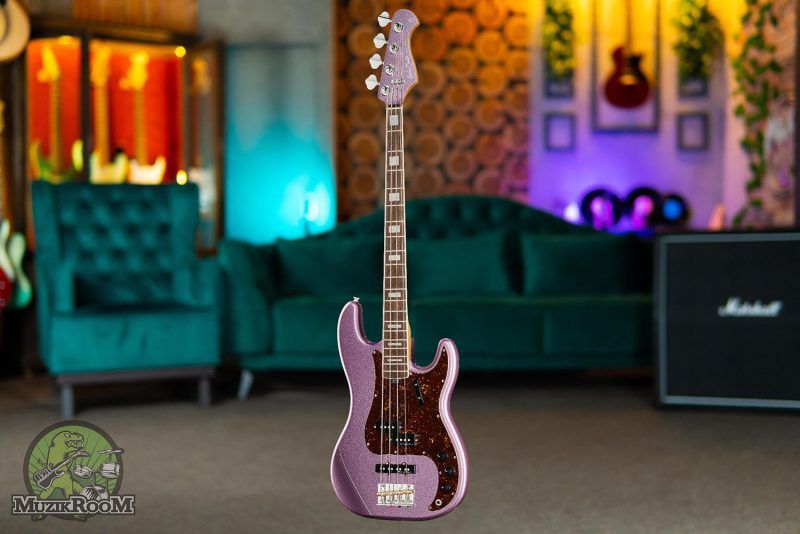 Harley Benton MV-4PJ Burgundy Mist