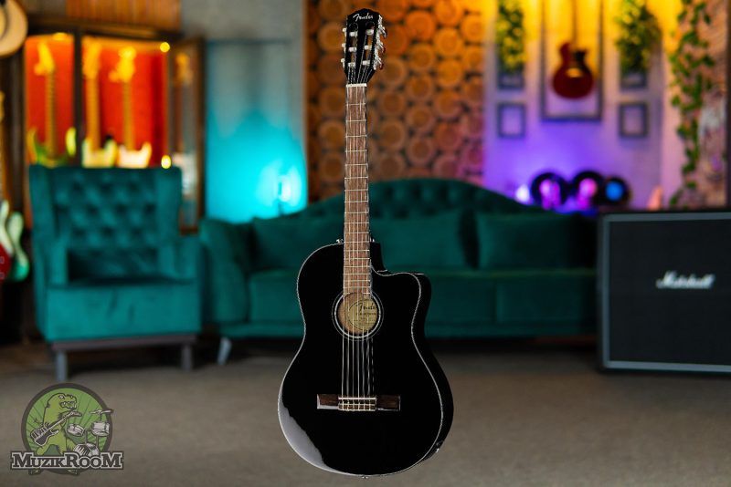 Fender CN-140SCE Thinline Black