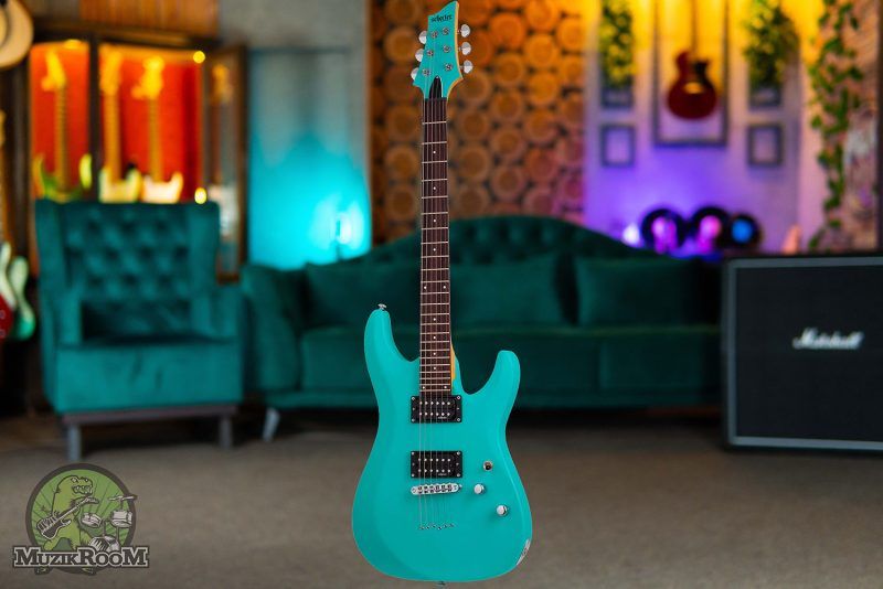 Schecter C-6 Deluxe SAQ Satin Aqua