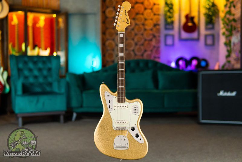 Squier Classic Vibe '70s Jaguar Gold Sparkle