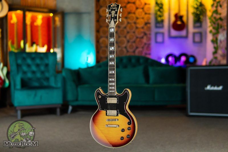 DAngelico Deluxe Brighton Vintage Sunburst