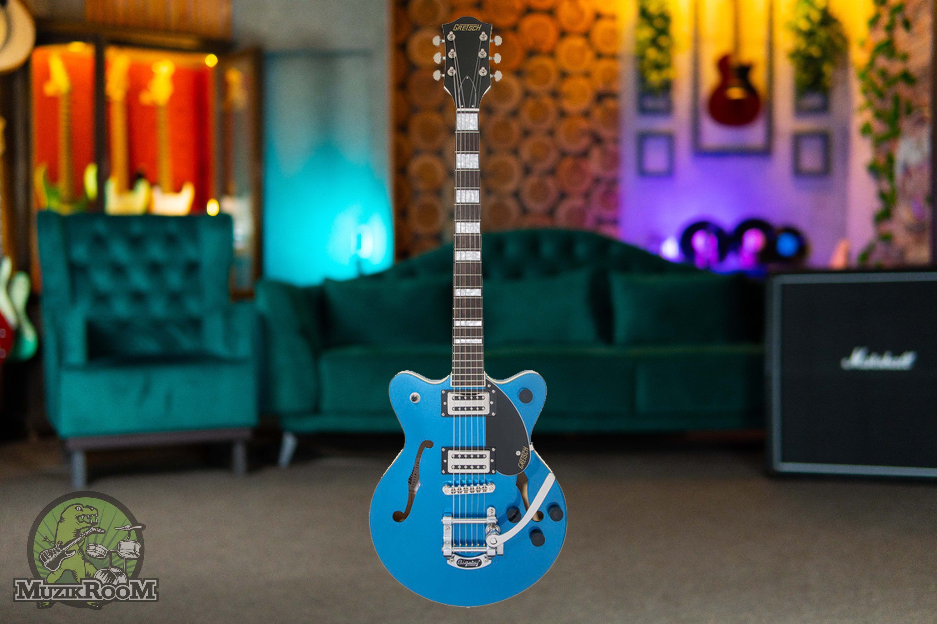 Gretsch G2655T Streamliner Center Block Jr Double Cut Bigsby Fairlane Blue