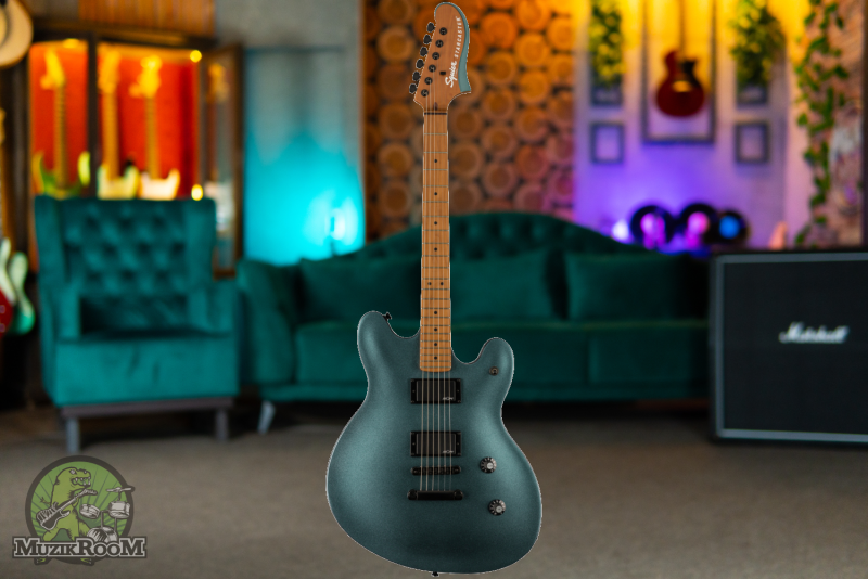 Squier Contemporary Active Starcaster RMN Gunmetal Metallic