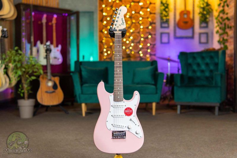 Squier Mini Stratocaster V2 Shell Pink