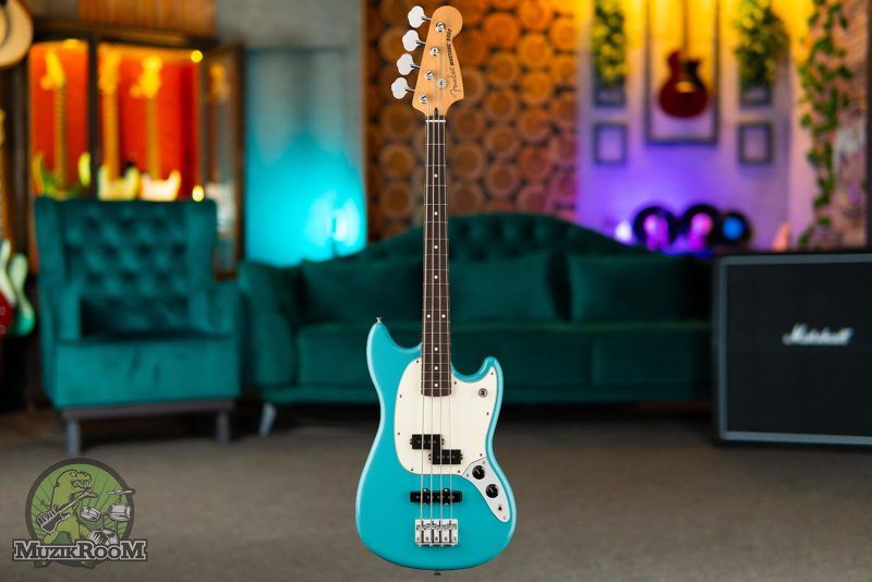 Fender Player II Mustang Bass RW Aquatone Blue