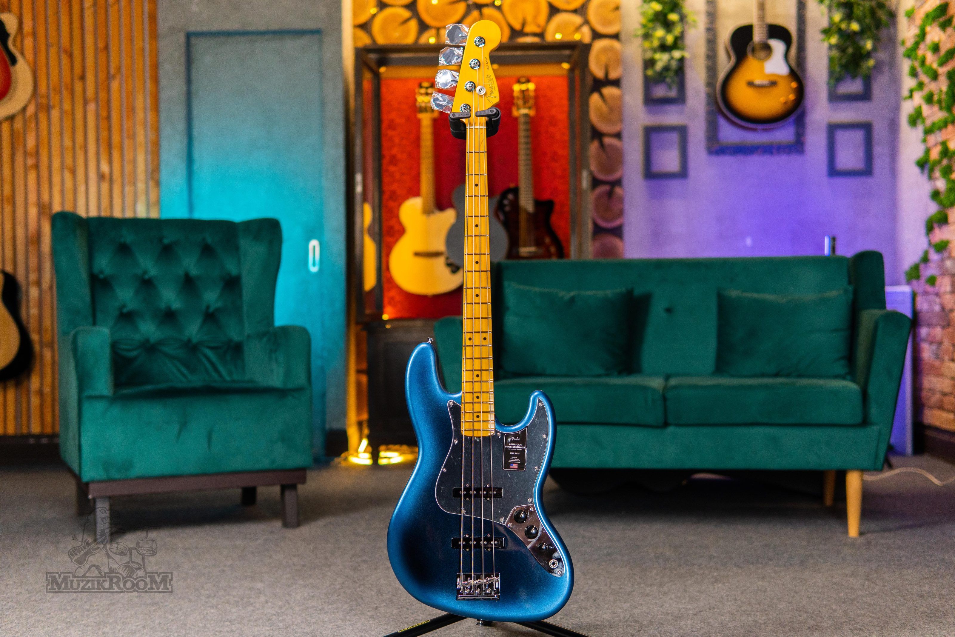 Fender American Professional II Jazz Bass MN Dark Night