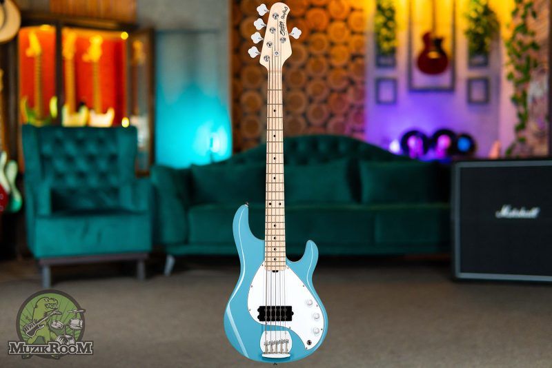 Sterling by Music Man S.U.B. Sting Ray5 Chopper Blue