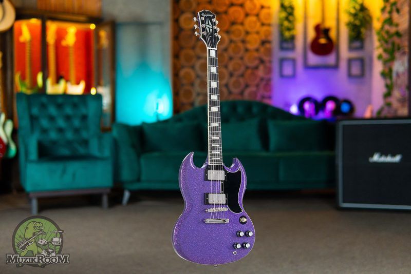 Epiphone SG Custom Purple Sparkle