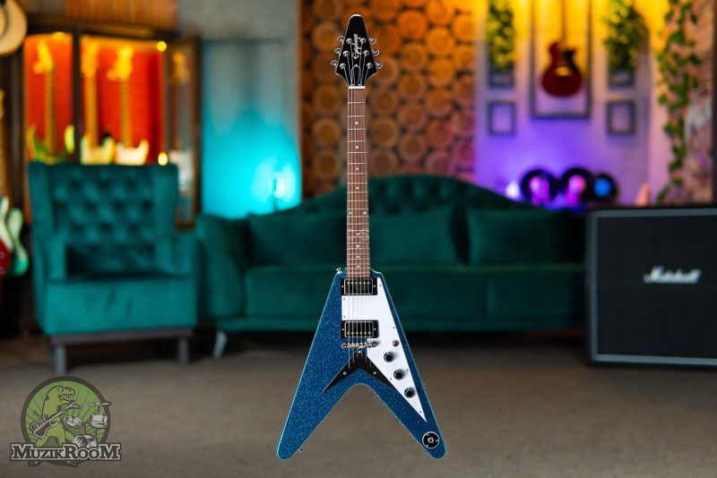 Epiphone Flying V Brunswick Blue Sparkle