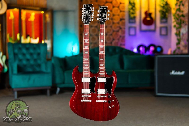 Harley Benton DC-Custom II 612 Cherry