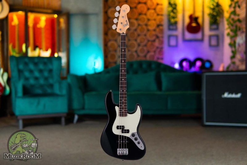 Fender Hybrid II Jazz Bass PJ RW Black