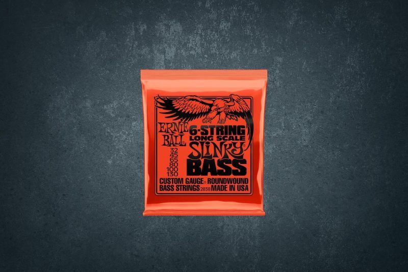 Ernie Ball 2838 - струны для 6-струнной бас-гитары Nickel Bass LS Slinky 6