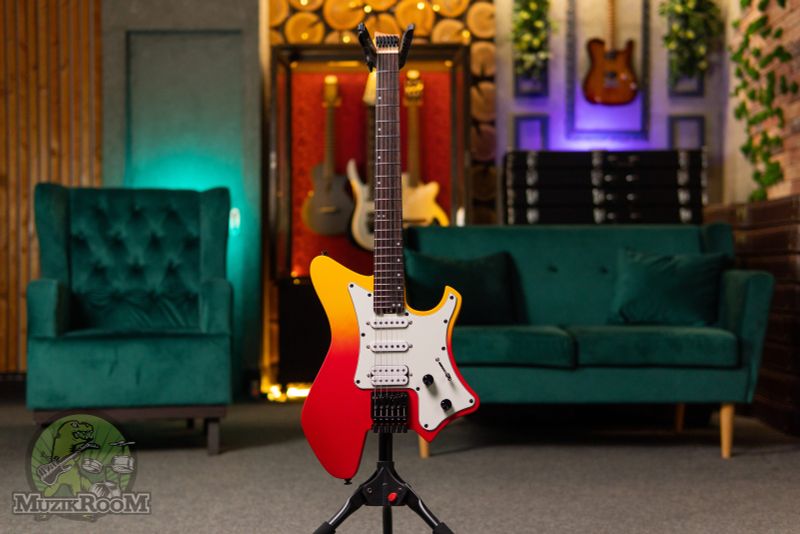Eart Guitar GW2P-SE Red Burst