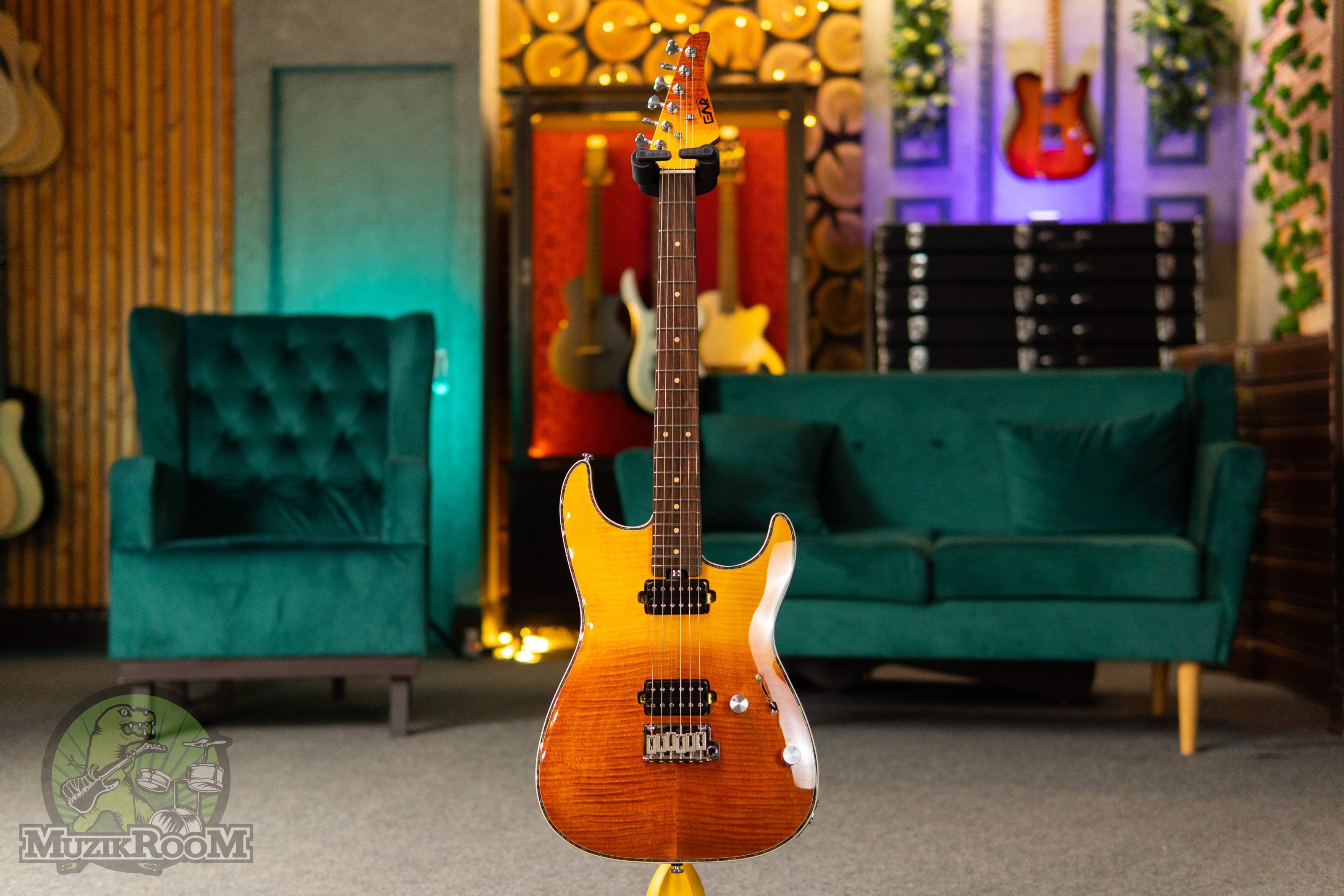 Eart Guitar EYP-Elite Red Burst