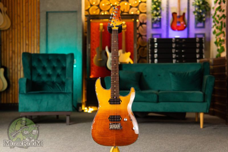 Eart Guitar EYP-Elite Red Burst