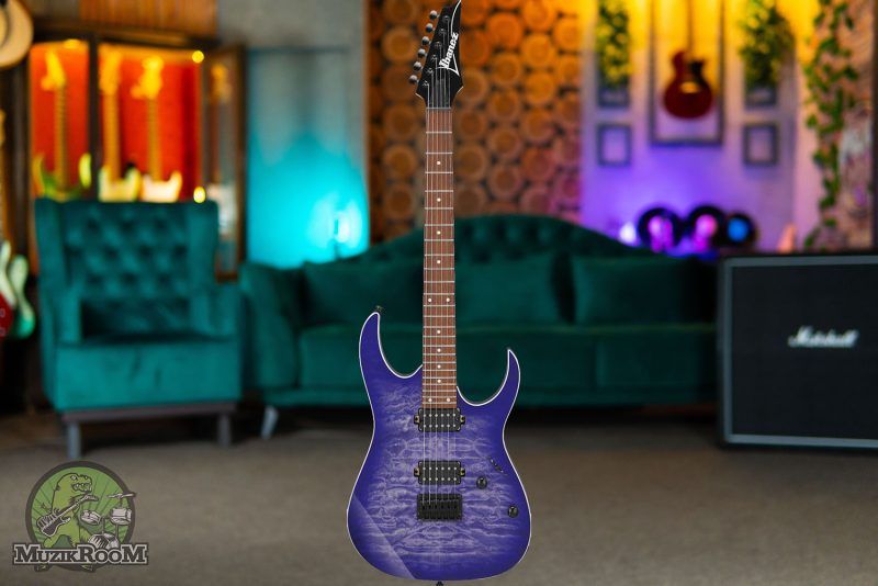 Ibanez Standard RG421QM Cerulean Blue Burst