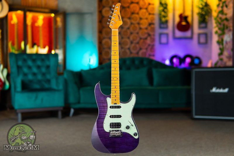 Eart Guitar NK-C3 Trans Purple