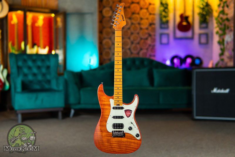 Eart Guitar NK-C3 Trans Cherryburst
