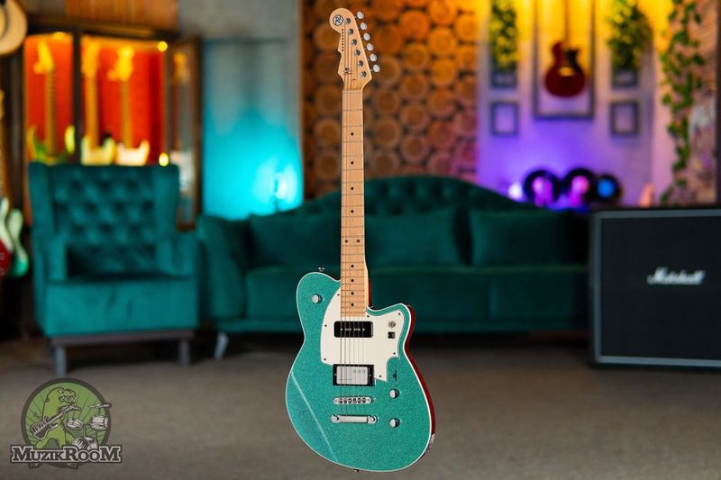 Reverend Chris Freeman Turquoise Sparkle