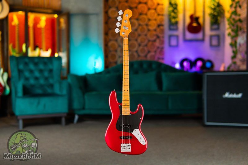 Fender American Ultra II Jazz Bass MN Sinister Red