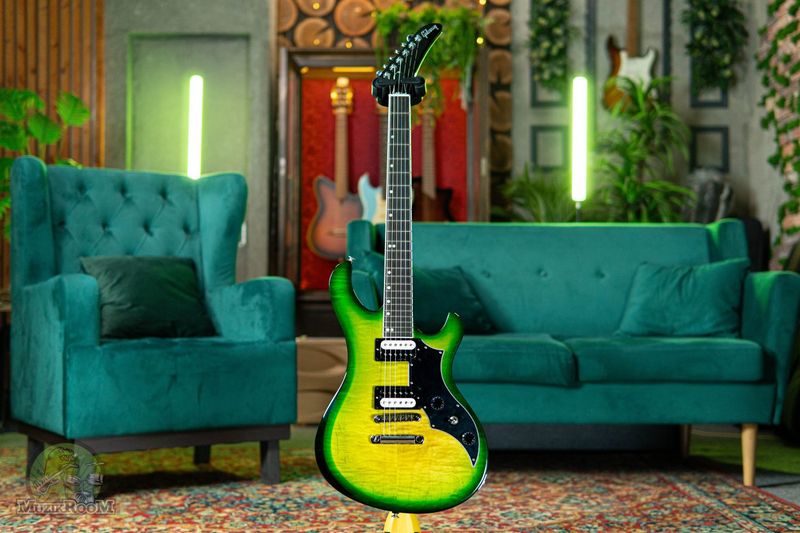 Gibson Victory Figured Top Iguana Burst