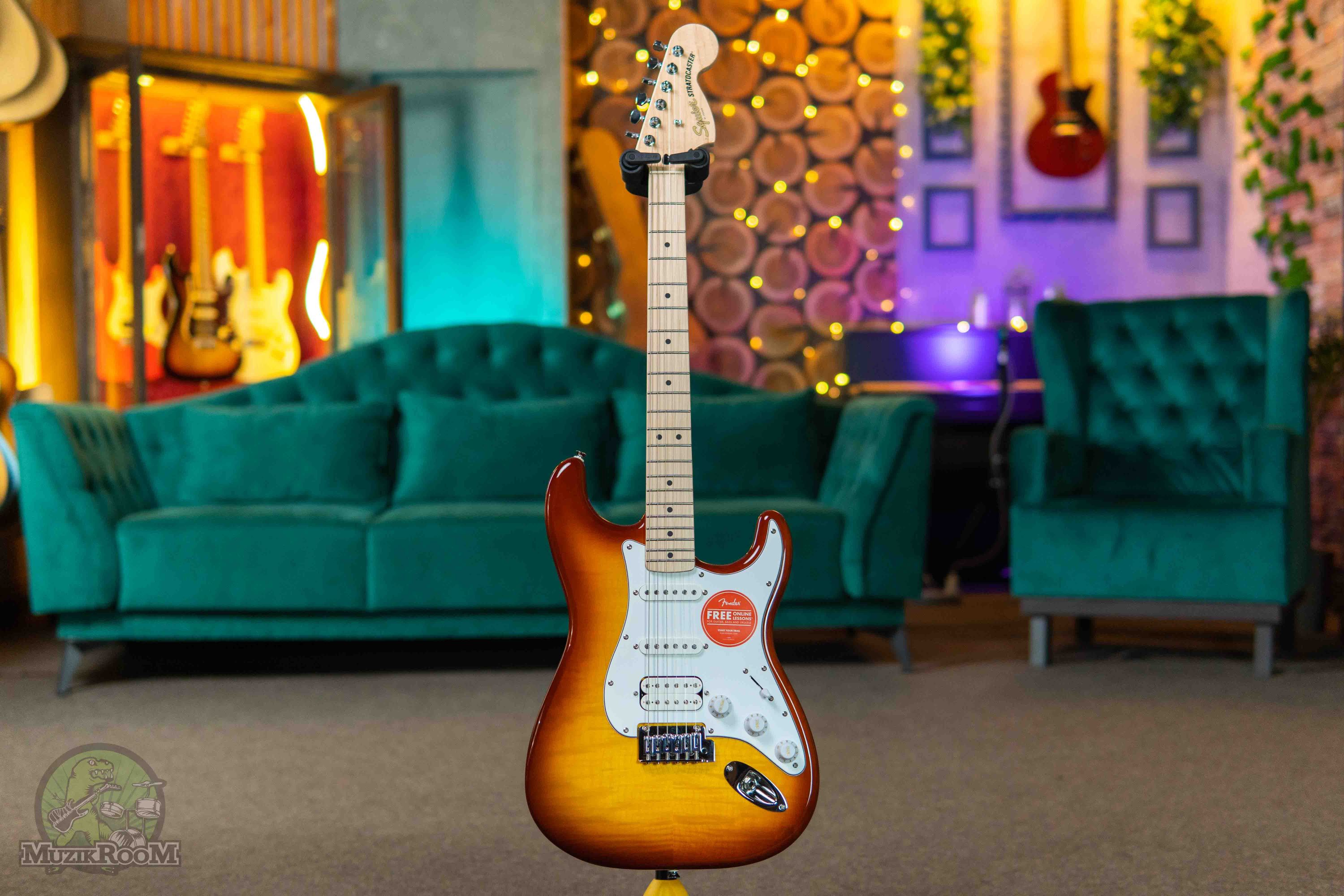 Squier Affinity Stratocaster FMT HSS MN Sienna Sunburst