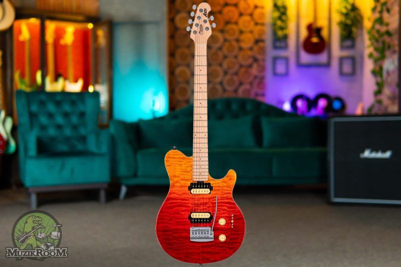 Sterling by Music Man Axis AX3QM Spectrum Red