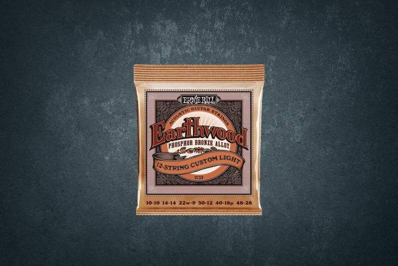 Ernie Ball 2152 Earthwood Phosphor Bronze Custom Light, 10-46