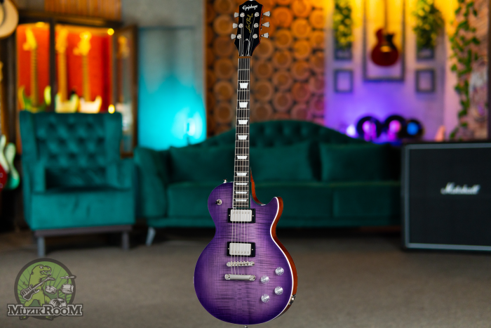 Epiphone Les Paul Modern Figured Purple Burst, электрогитара