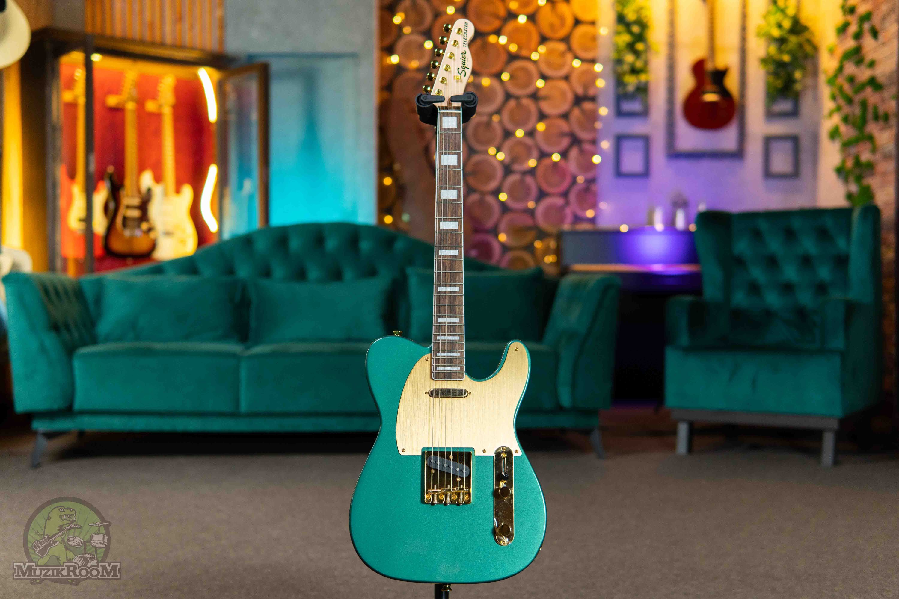 Squier 40th Anniversary Telecaster Gold Edition LRL Sherwood Green Metallic