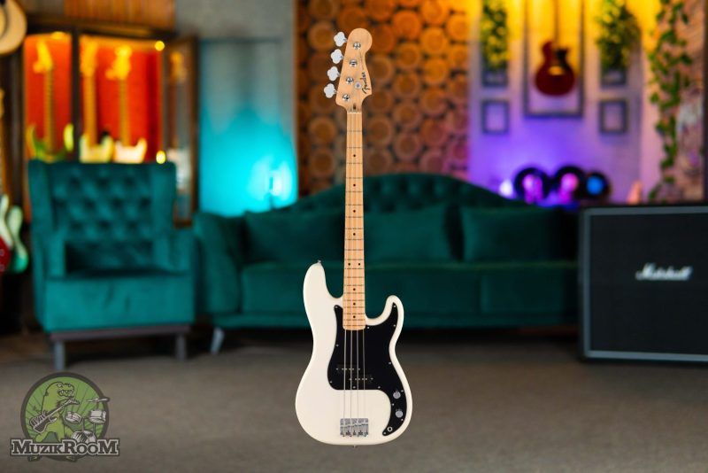 Fender Standard Precision Bass MN Olympic White