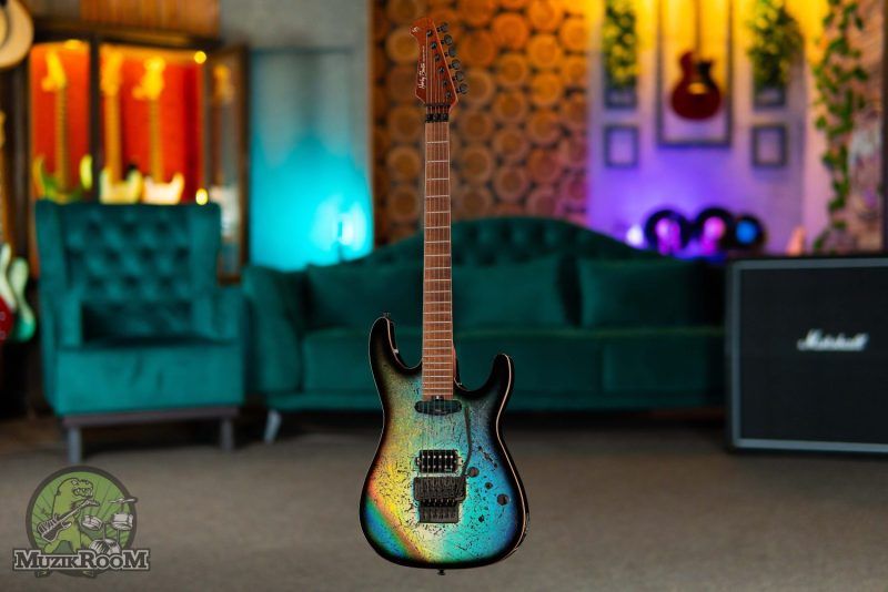 Harley Benton Guitar MAX Fusion Signature Holographic