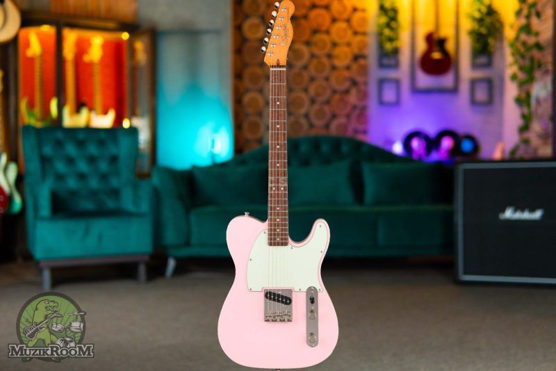 Squier Limited Edition Classic Vibe '60s Custom Esquire Shell Pink