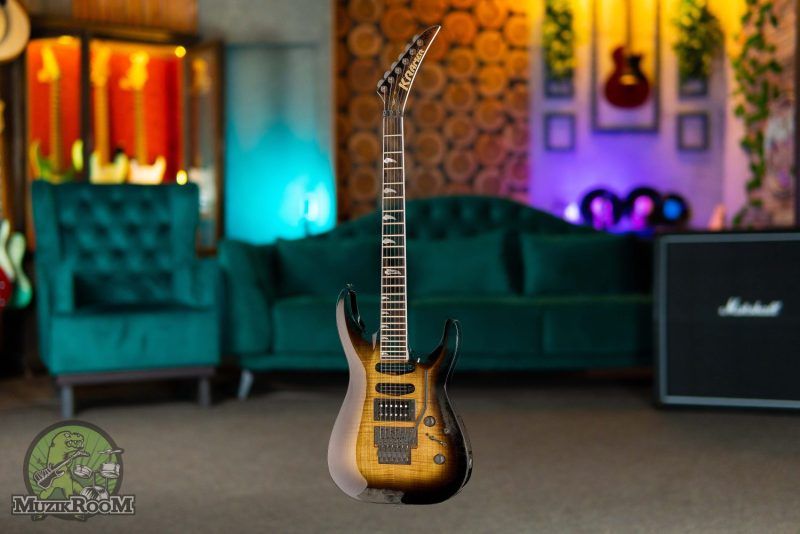 Kramer Guitars SM-1 Figured Black Denim Perimeter