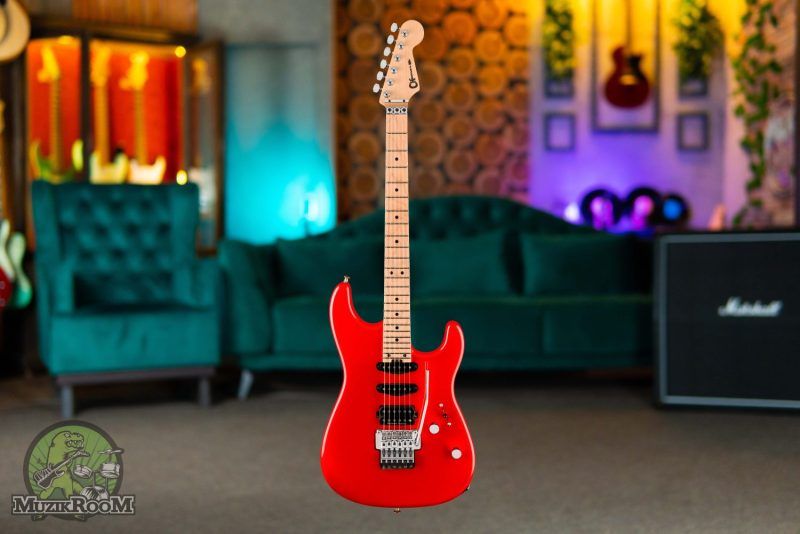 Charvel MJ San Dimas 1 24 HSS FR Metallic red high gloss